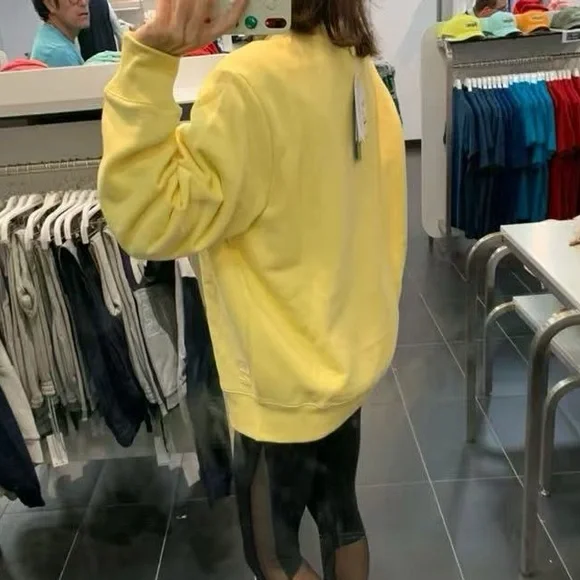 Brand New! Lacoste+Minecraft Yellow UNISEX Sweatshirt, Size S